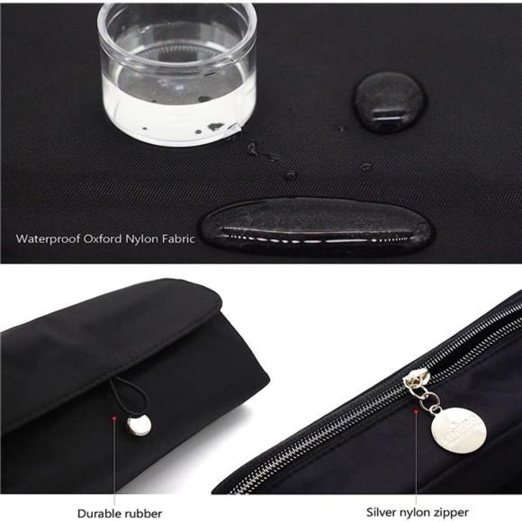 Portable Makeup Brush Bag Makeup Brush Case Organier for Travel,Hold 20+ Brushes - Picture 6 of 6